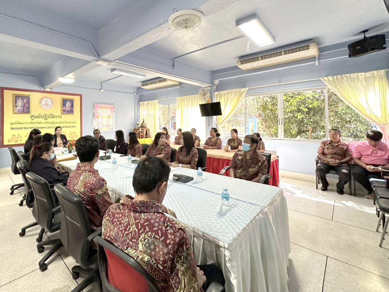 ผส. ลงพื้นที่ตรวจเยี่ยมศูนย์พัฒนาคุณภาพชีวิตและส่งเสริมอาชีพผู้สูงอายุเเละศูนย์พัฒนาการจัดสวัสดิการสังคมผู้สูงอายุ จังหวัดนครพนม