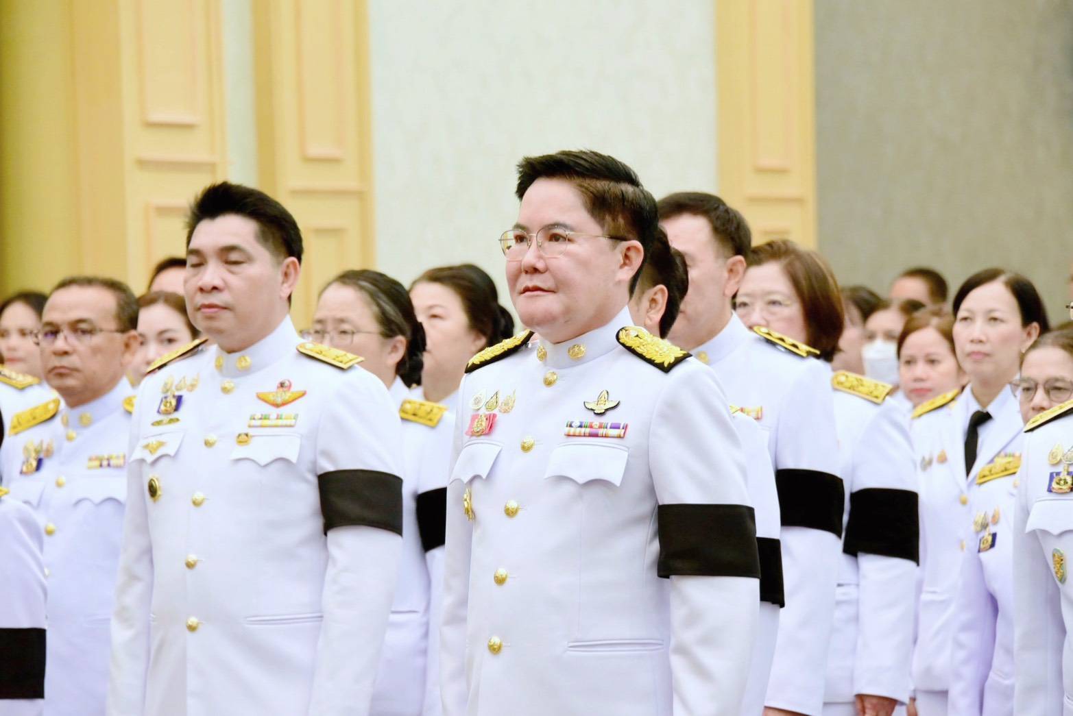 ผส. ร่วมพิธีลงนามถวายความอาลัยสมเด็จพระนางเจ้าสิริกิติ์ พระบรมราชินีนาถ พระบรมราชชนนีพันปีหลวง พระผู้เสด็จสู่สวรรคาลัย ด้วยสำนึกในพระมหากรุณาธิคุณอันหาที่สุดมิได้