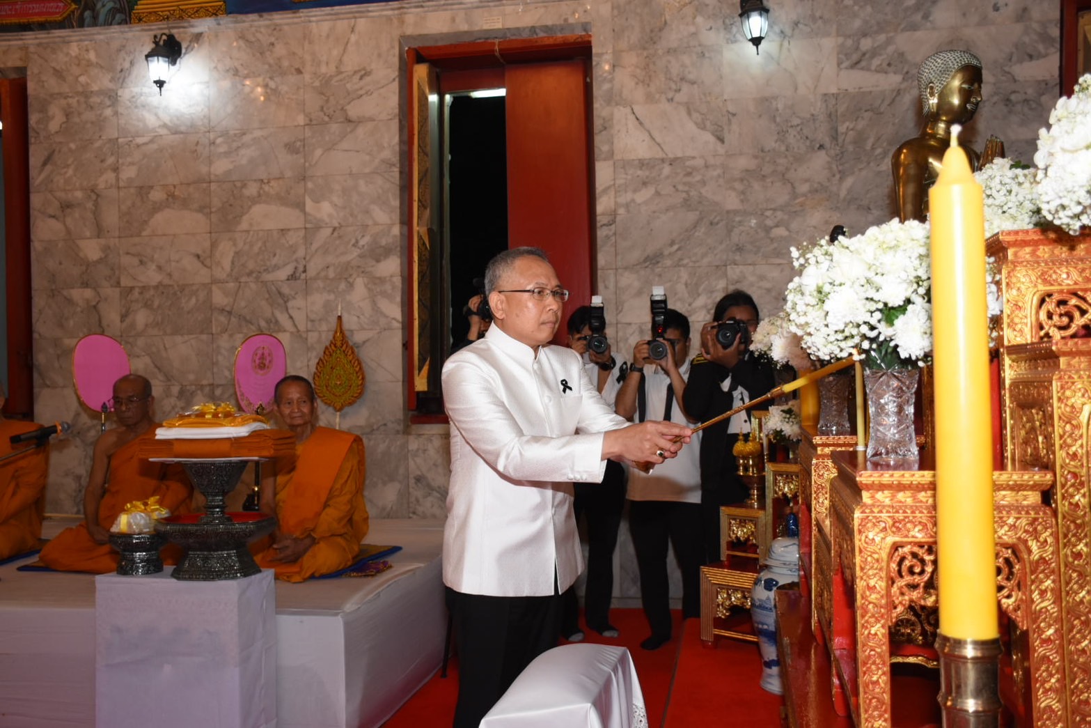 ผส. ร่วมพิธีสมโภชผ้าพระกฐินพระราชทานกระทรวงการพัฒนาสังคมและความมั่นคงของมนุษย์