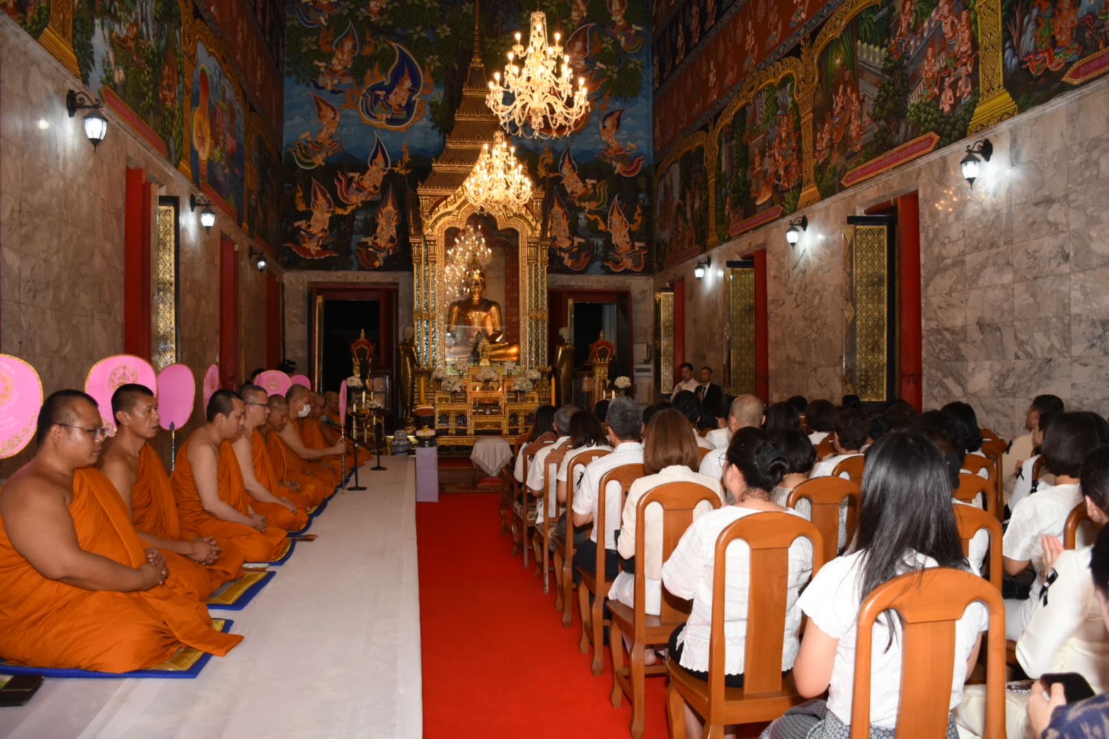 ผส. ร่วมพิธีสมโภชผ้าพระกฐินพระราชทานกระทรวงการพัฒนาสังคมและความมั่นคงของมนุษย์