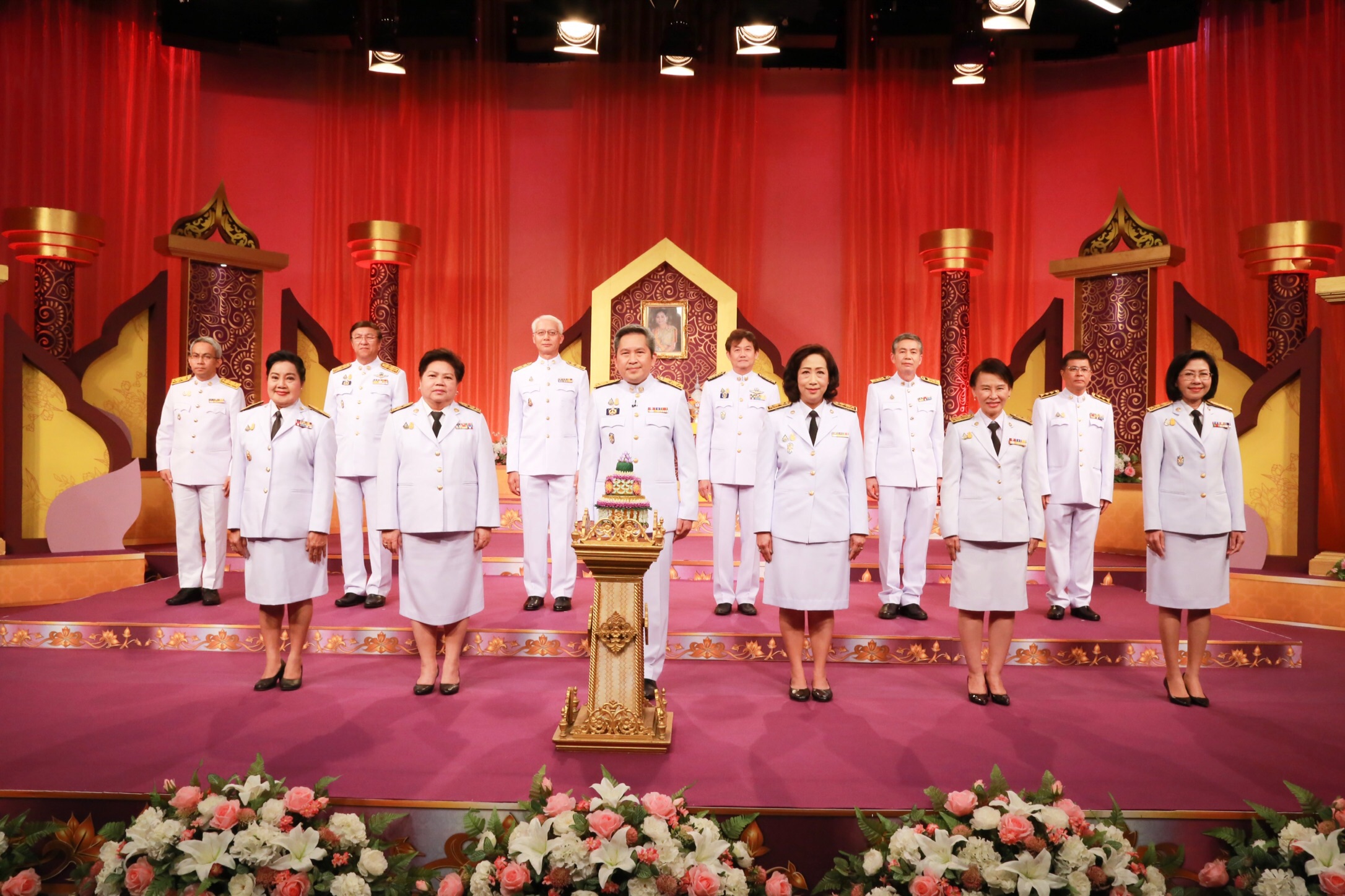 ร่วมบันทึกเทปถวายพระพรชัยมงคล เนื่องในโอกาส วันเฉลิมพระชนมพรรษา สมเด็จพระนางเจ้าสุทิดา พัชรสุธาพิมลลักษณ พระบรมราชินี ๓ มิถุนายน ๒๕๖๒