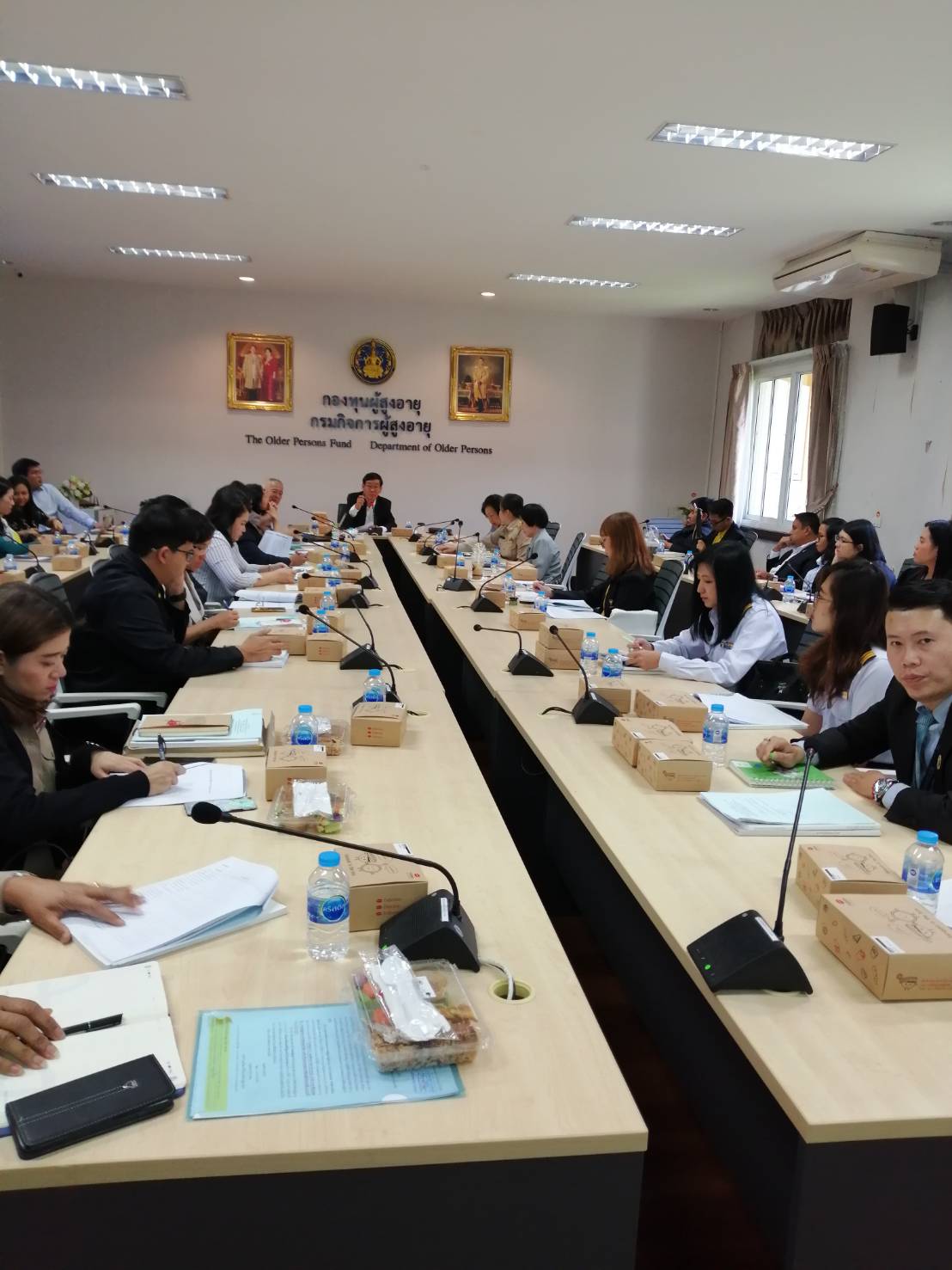 ประชุมเรื่อง การจัดทำร่างรายงานสถานการณ์ผู้สูงอายุไทย ปี2562