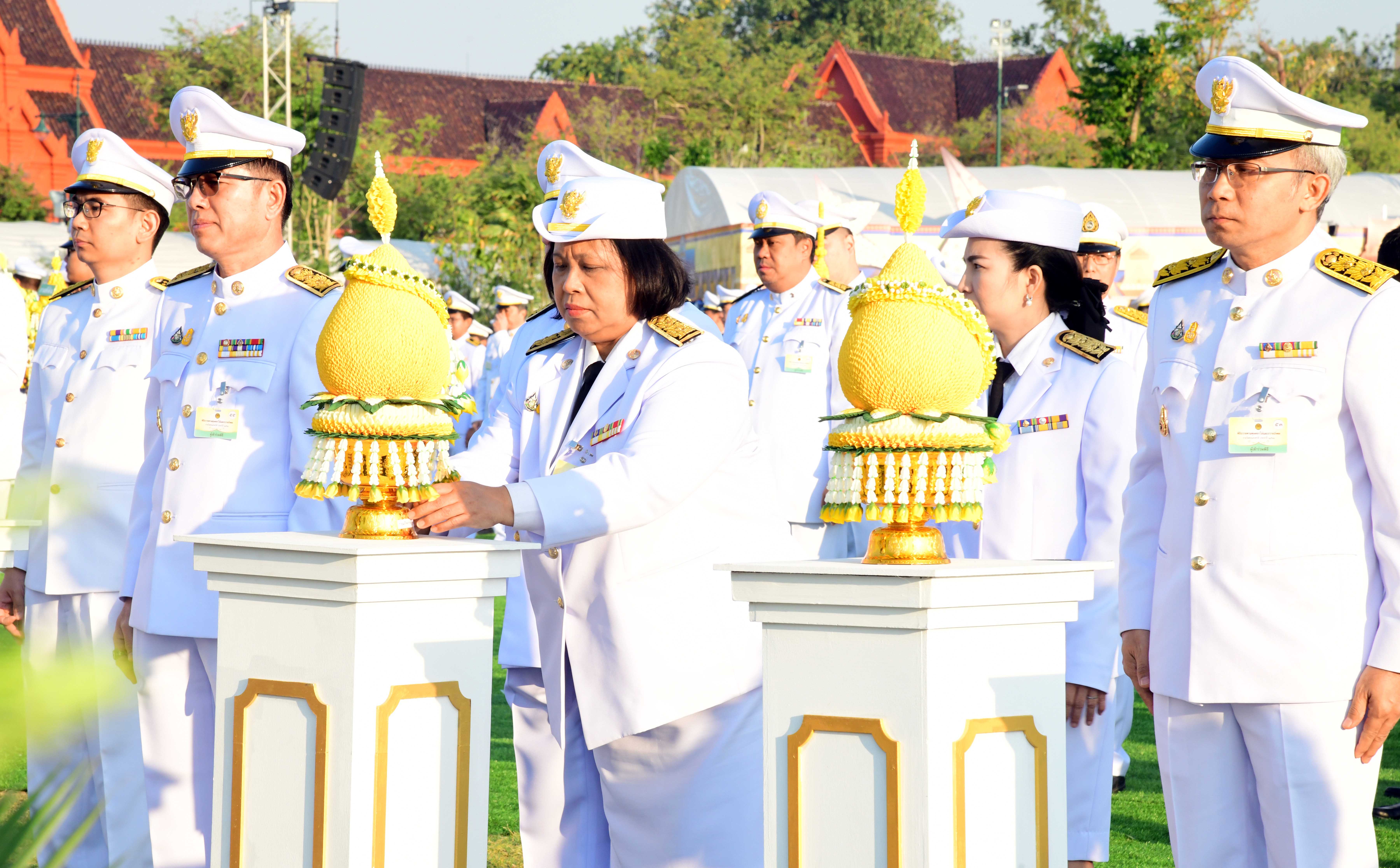 อผส. ร่วมพิธีถวายพานพุ่มราชสักการะ และถวายราชสดุดี น้อมรำลึกในพระมหากรุณาธิคุณ พระบาทสมเด็จพระบรมชนกาธิเบศรมหาภูมิพลอดุลยเดชมหาราช บรมนาถบพิตร