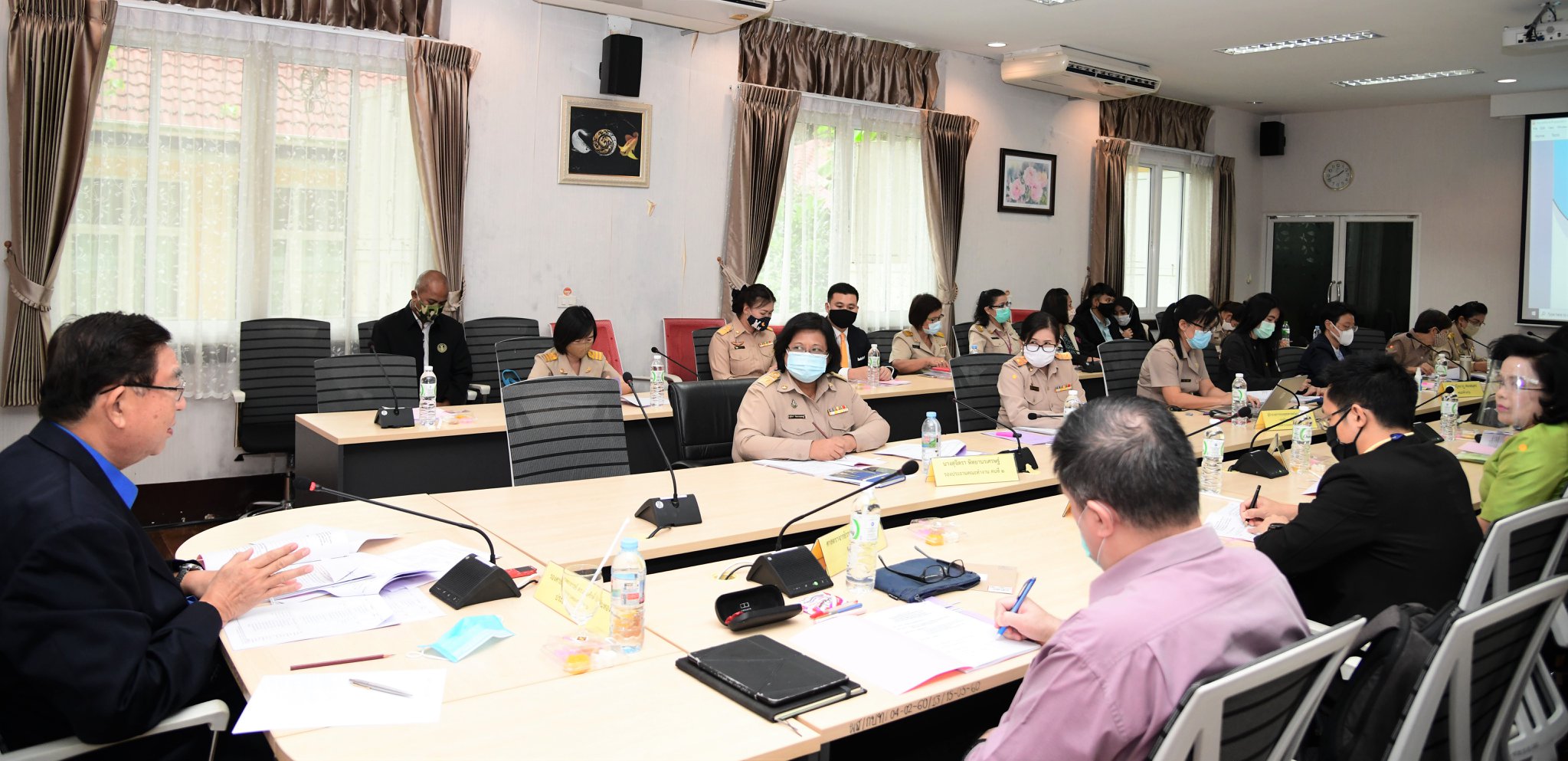 ประชุมคณะทำงานขับเคลื่อนสังคมสูงวัยคนไทยอายุยืน ครั้งที่ ๓/๒๕๖๓