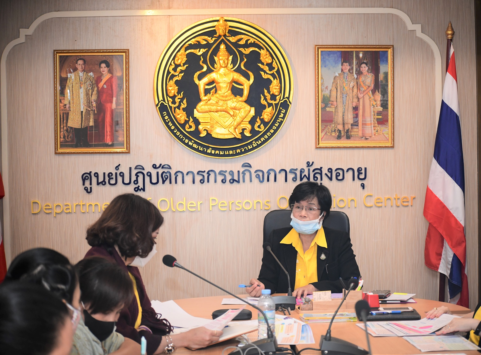 ประชุมติดตามผลการดำเนินงานและวางแผนการขับเคลื่อนโครงการของกองส่งเสริมสวัสดิการและคุ้มครองสิทธิผู้สูงอายุ