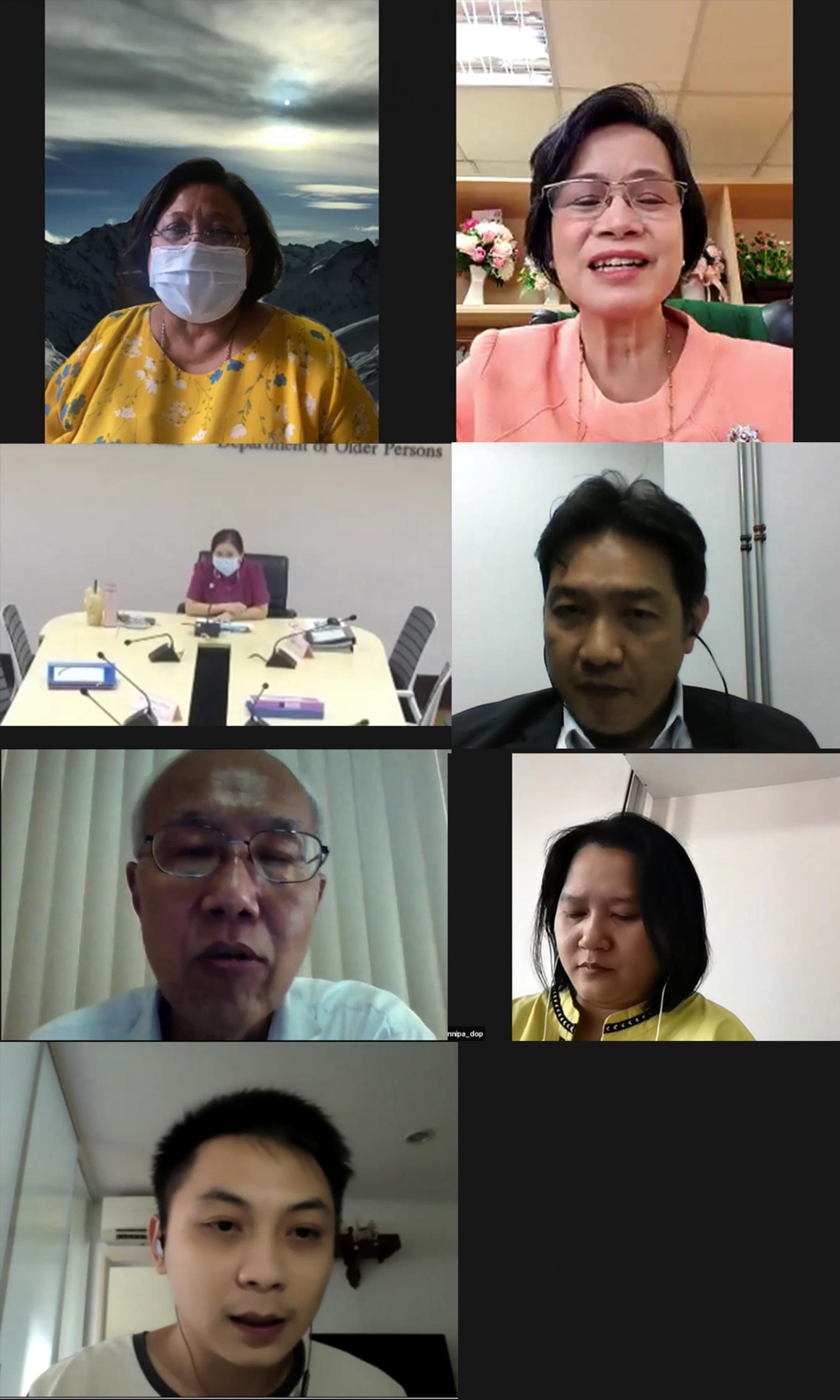การประชุมการจัดทำแผนปฏิบัติการดิจิทัลกรมกิจการผู้สูงอายุ ระยะ 6 ปี (พ.ศ. 2565 - 2570)