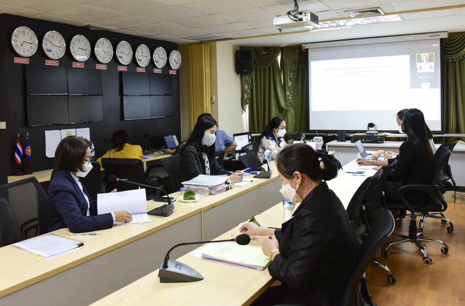 การประชุมคณะทำงานดำเนินการจัดประชุม ภายใต้คณะทำงานอำนวยการจัดสมัชชา ผู้สูงอายุระดับชาติ ครั้งที่ 2/2564