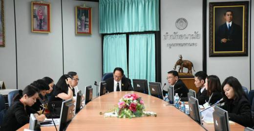 ประชุมบูรณาการการดำเนินงานระหว่างกระทรวงการพัฒนาสังคมและความมั่นคงของมนุษย์กับกรุงเทพมหานคร เพื่อหารือการบูรณาการความร่วมมือการขับเคลื่อนโรงเรียนผู้สูงอายุ ๕๐ เขต ในกรุงเทพมหานคร