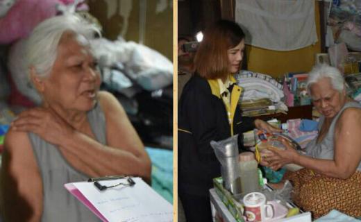 เจ้าหน้าที่ สคส. ลงพื้นที่แฟลตดินแดงเยี่ยมเยียนผู้สูงอายุและครอบครัว