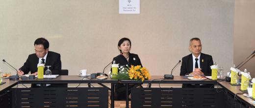 การประชุมคณะกรรมการมูลนิธิเพาะกล้าคุณธรรม ครั้งที่ ๑/๒๕๖๐