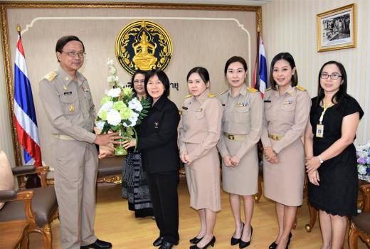 ชช.ผส.และคณะ เข้าเยี่ยมคารวะท่านรองออผส.