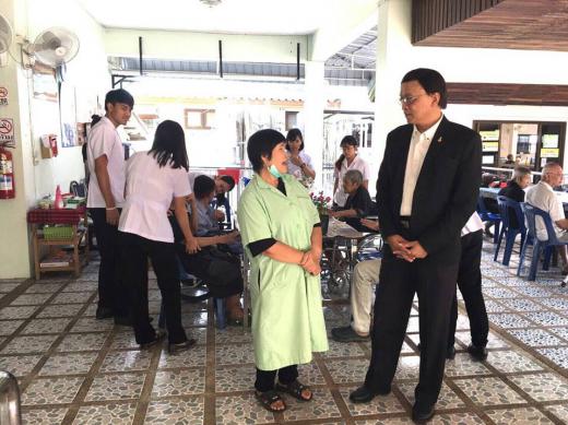 เข้าเยี่ยมศูนย์พัฒนาการจัดสวัสดิการสังคมผู้สูงอายุบ้านธรรมปกรณ์