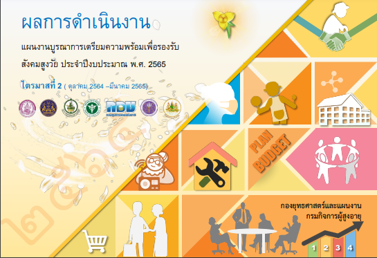 ผลการดำเนินงานแผนงานบูรณาการฯ ประจำปีงบประมาณ พ.ศ.2565 ไตรมาสที่ 2