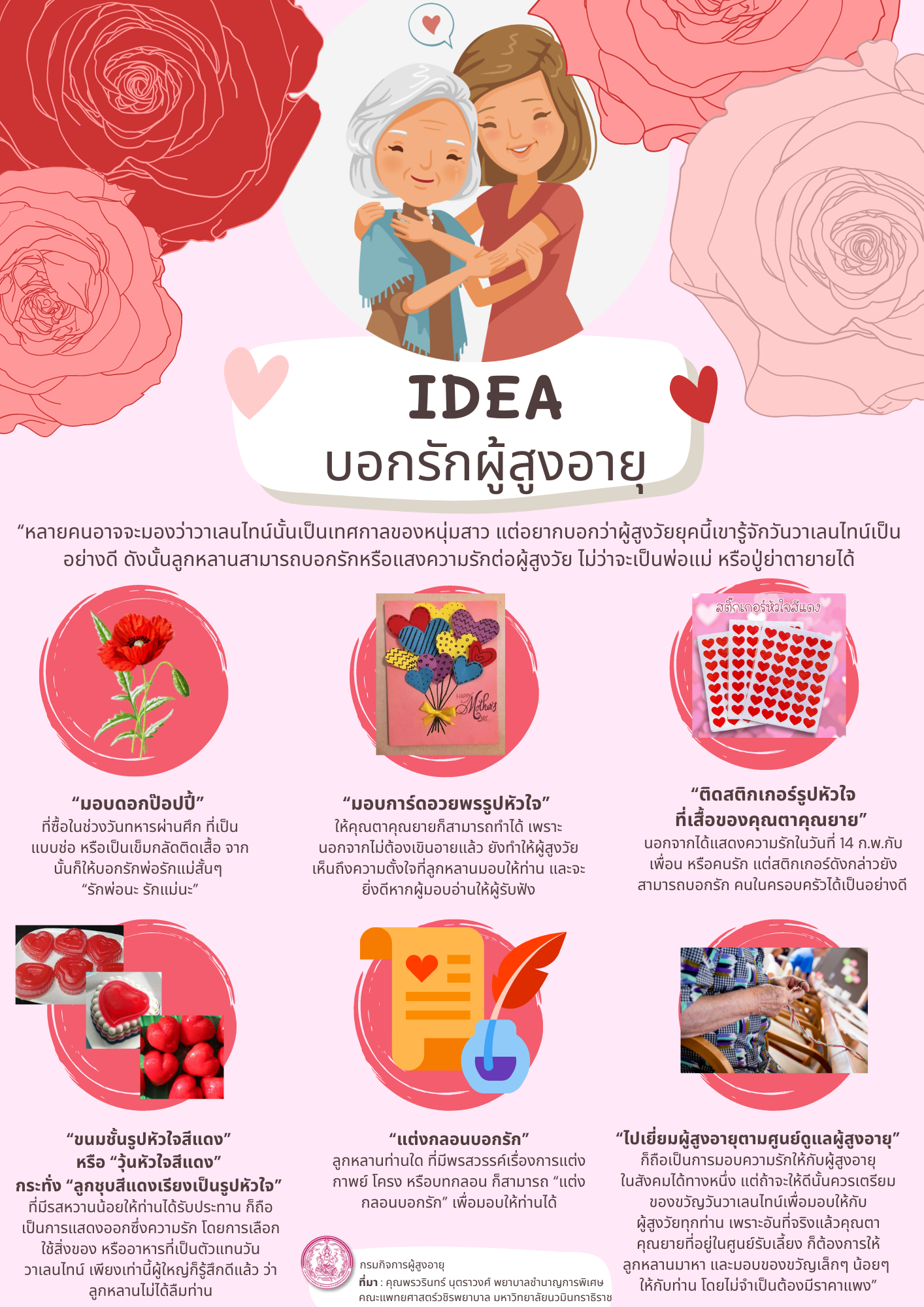 IDEA บอกรักผู้สูงอายุ E-library เดือนกุมภาพันธ์ 2565