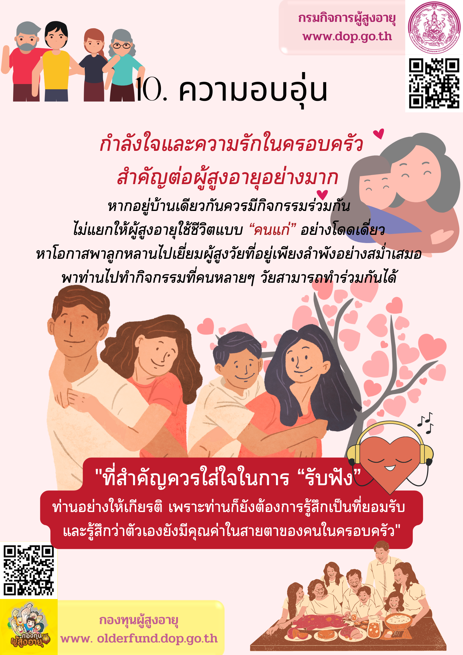 10 วิธีง่ายๆ ในการดูแลผู้สูงวัยในครอบครัว BY กองทุนผู้สูงอายุ