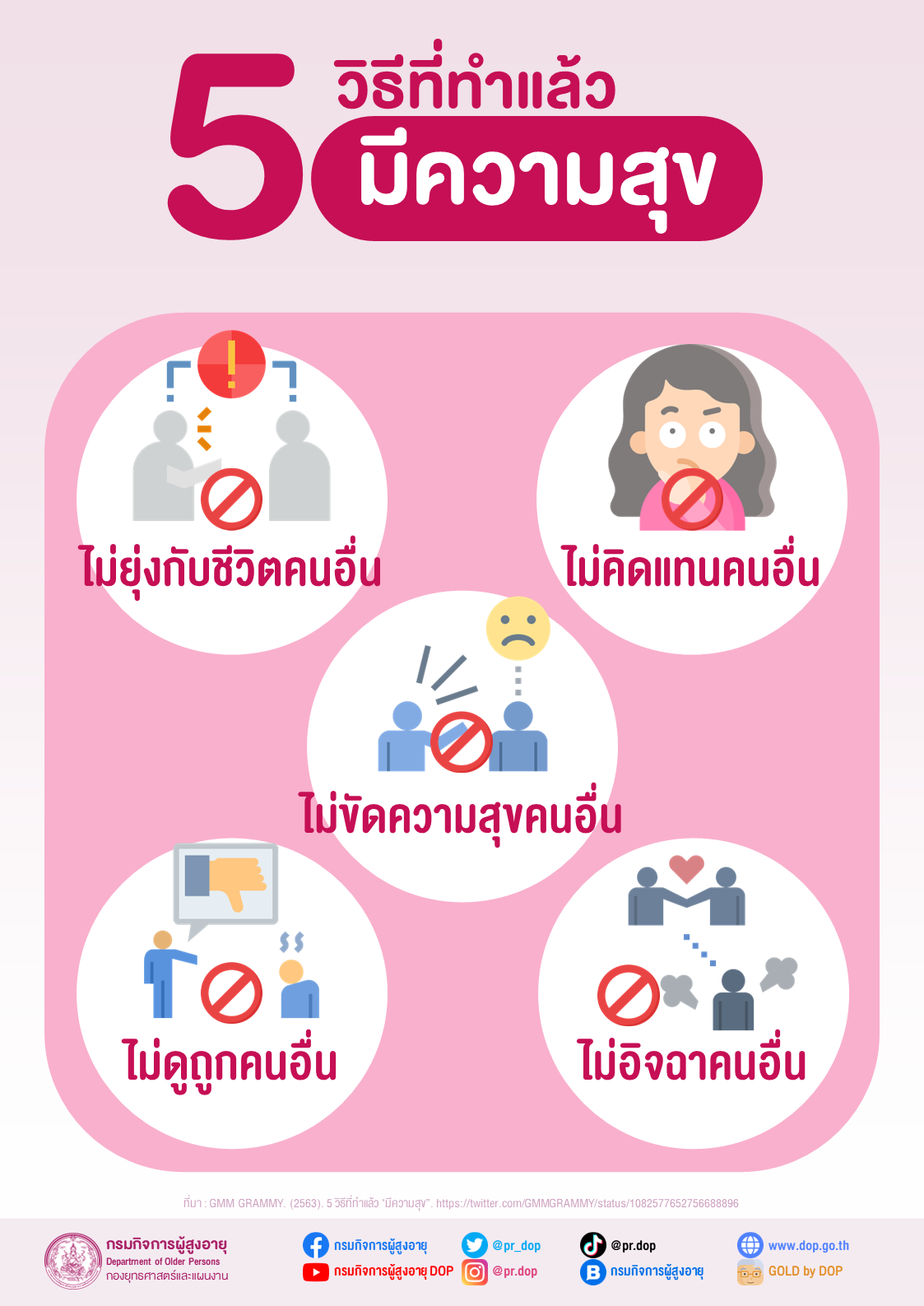 5 วิธีทำแล้วมีความสุข