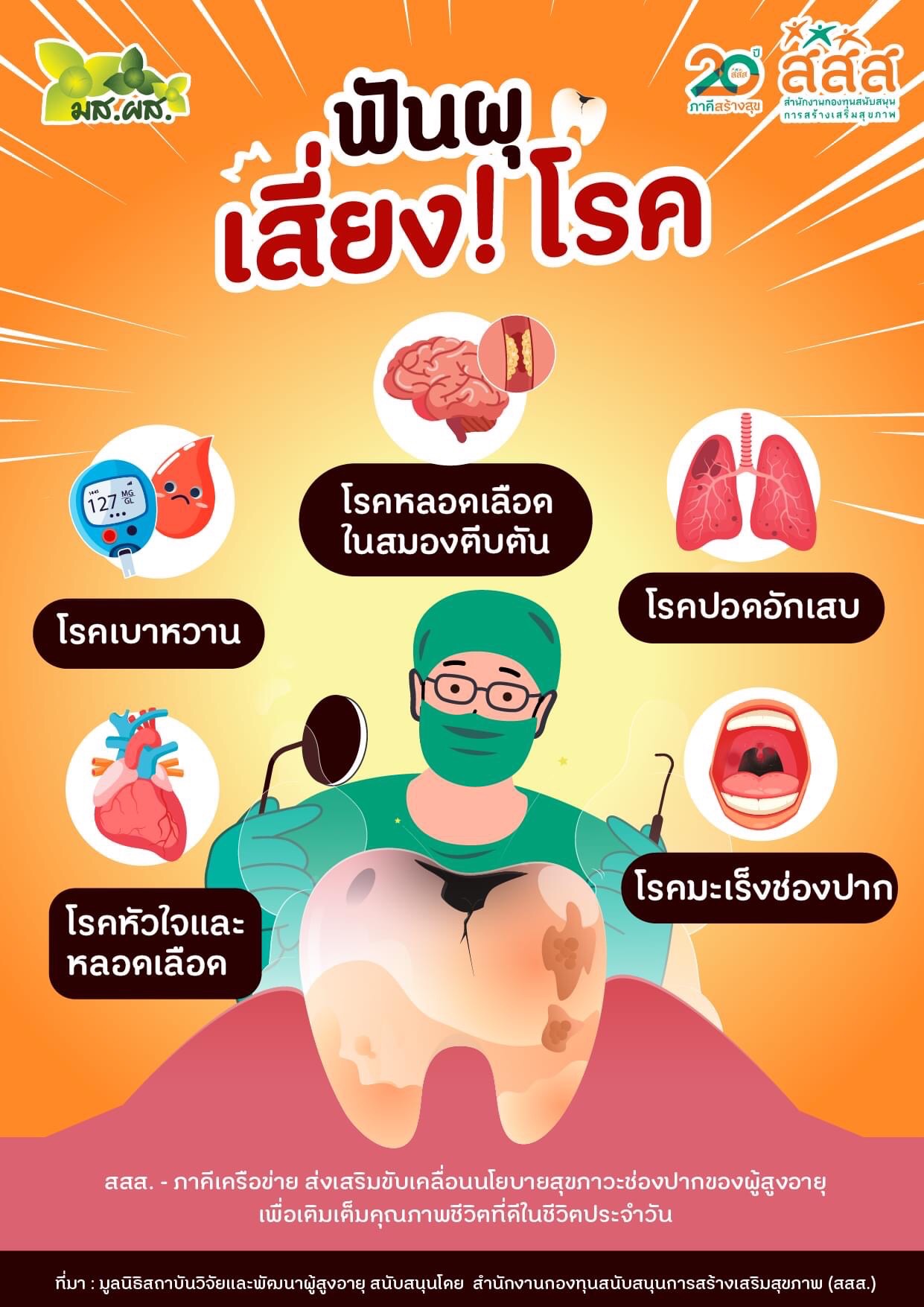 ฟันผุเสี่ยงโรค