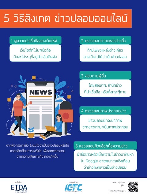 5 วิธีสังเกต ข่าวปลอมออนไลน์