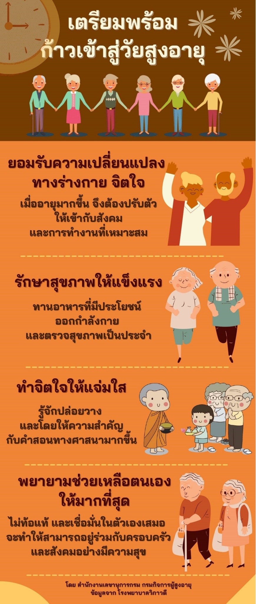 เตรียมพร้อมก้าวเข้าสู่วัยสูงอายุ