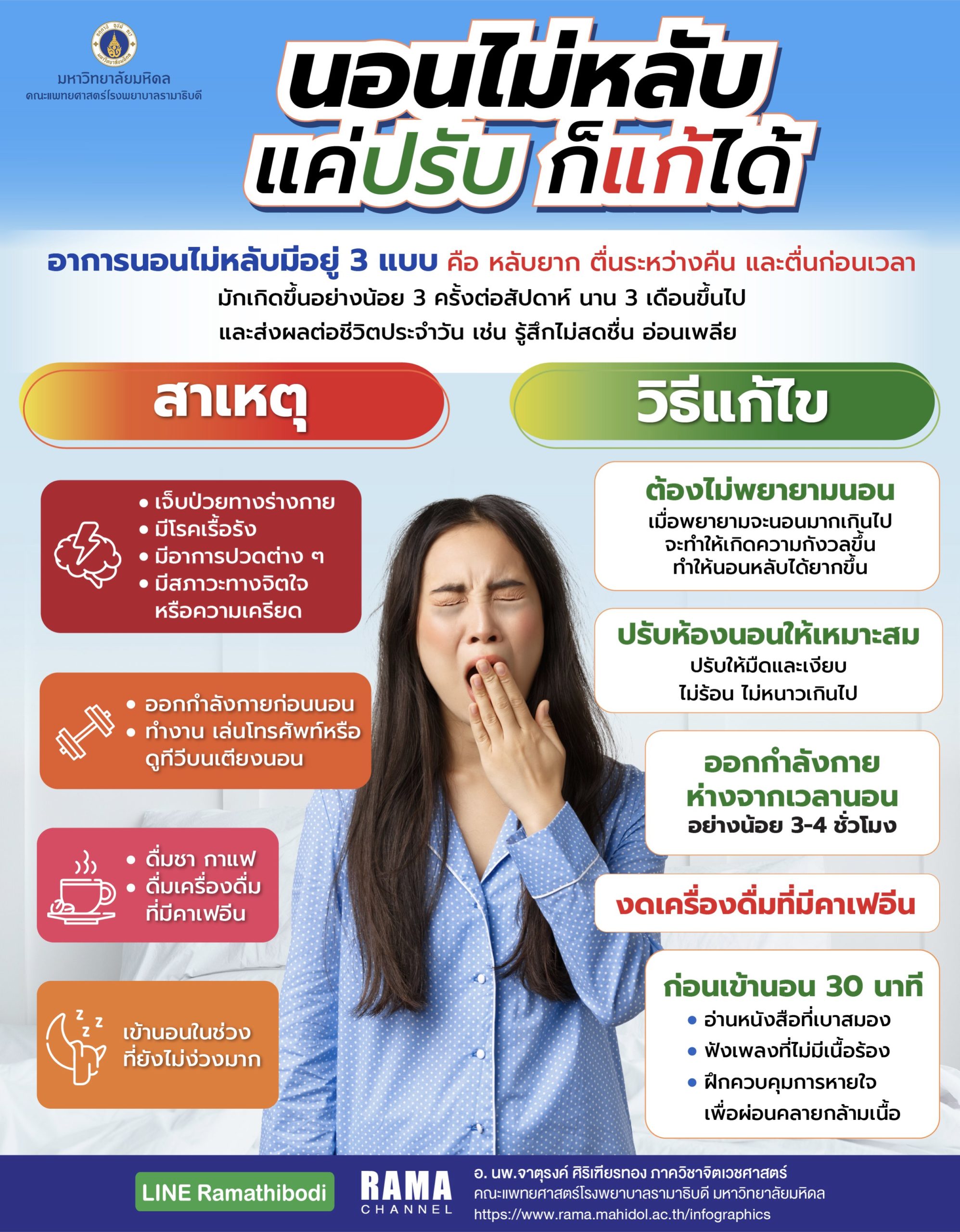 นอนไม่หลับ แค่ปรับก็แก้ได้