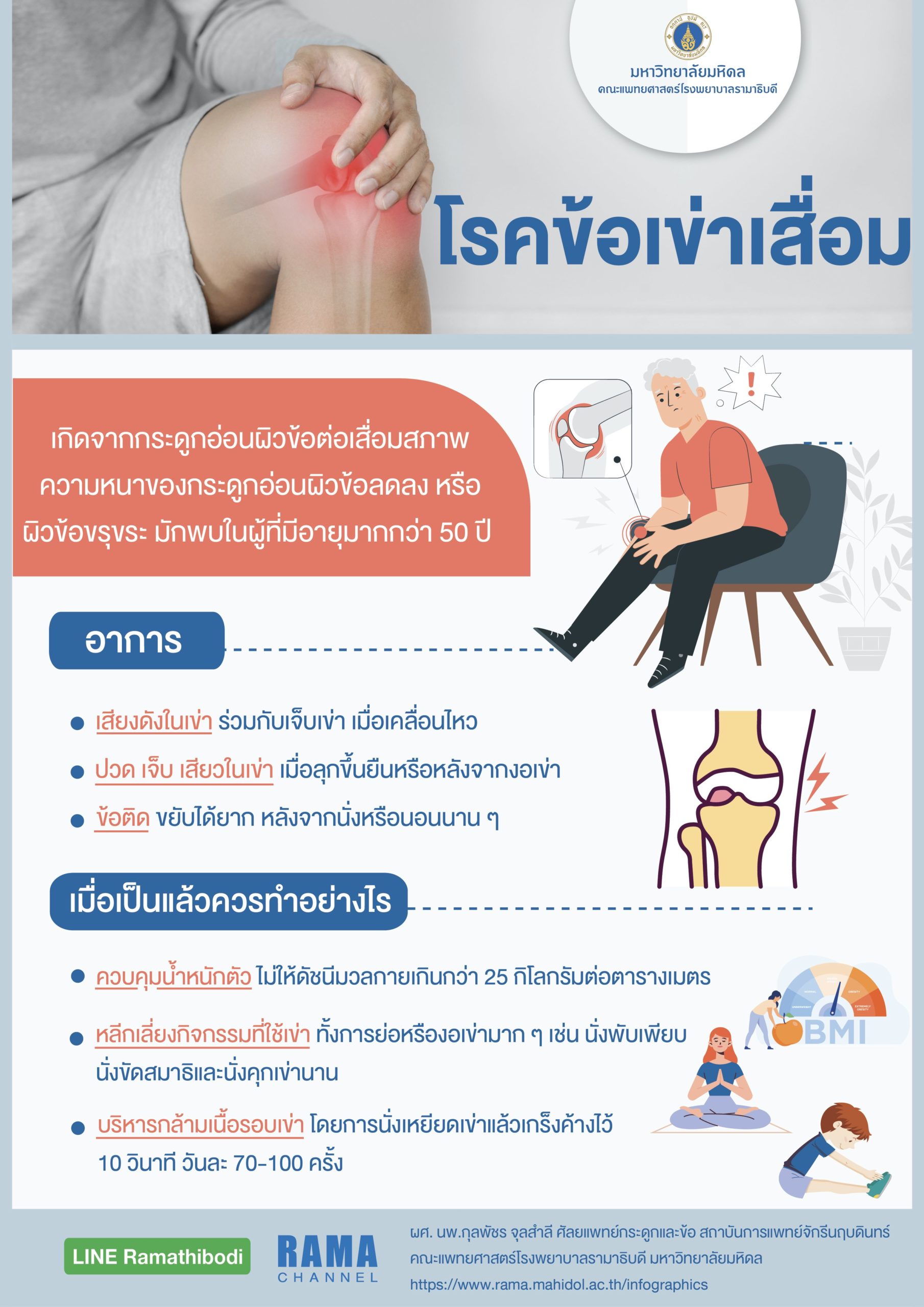 โรคข้อเข่าเสื่อม