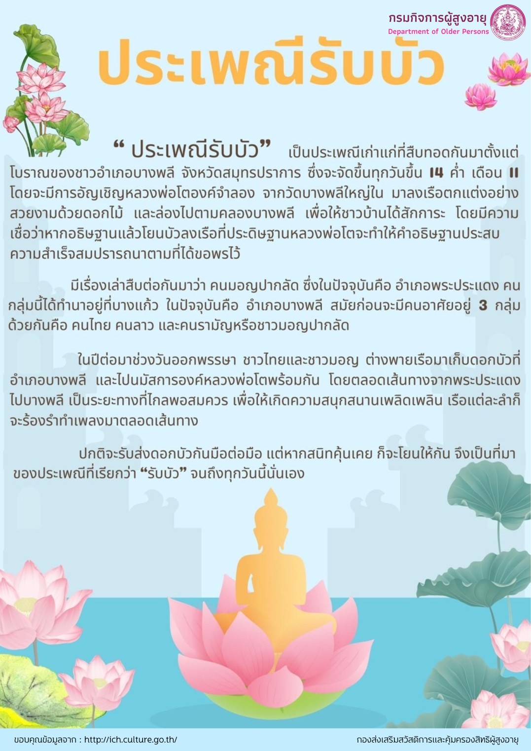 ประเพณีรับบัว