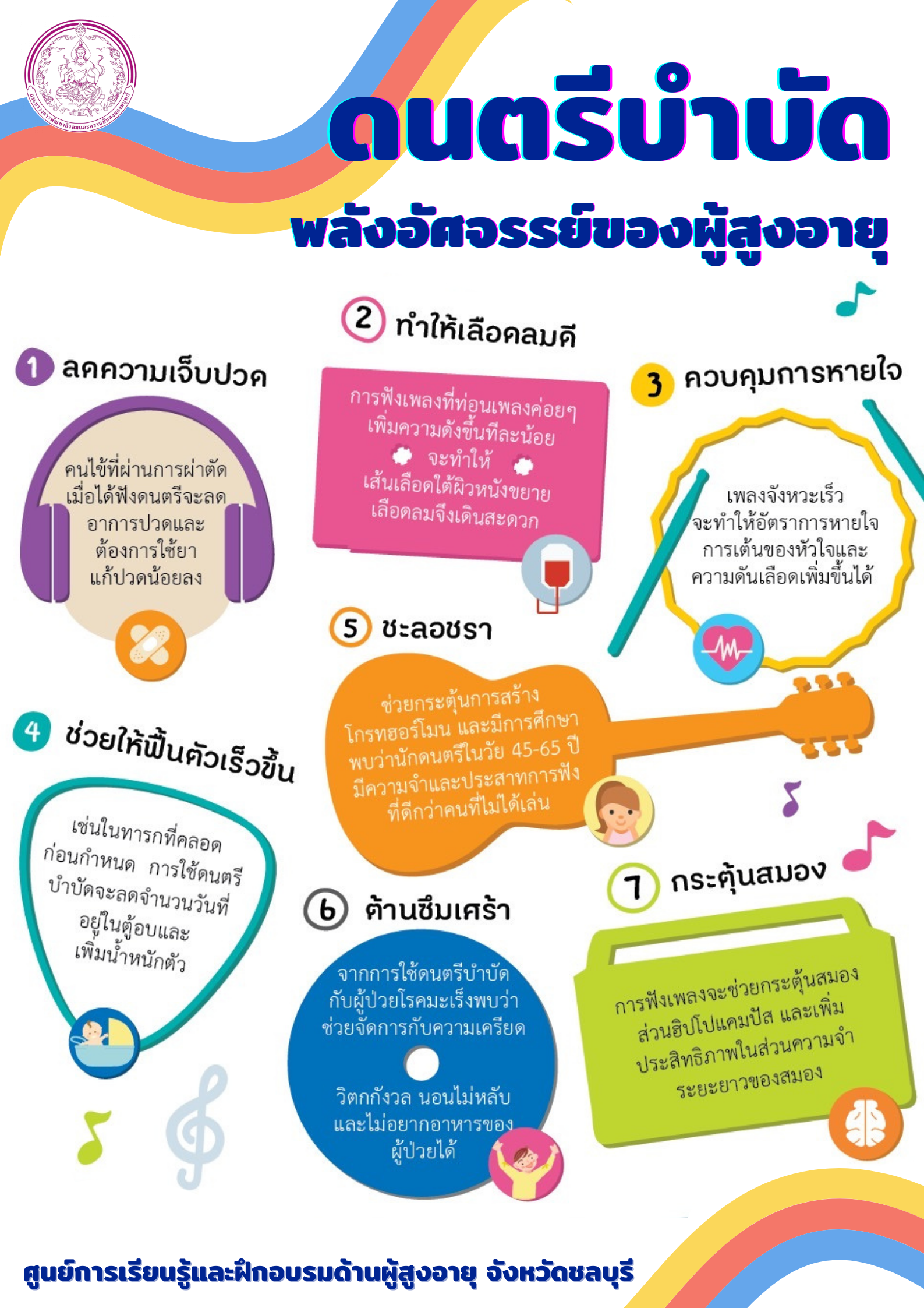 ดนตรีบำบัด พลังอัศจรรย์ของผู้สูงอายุ (สศส.)