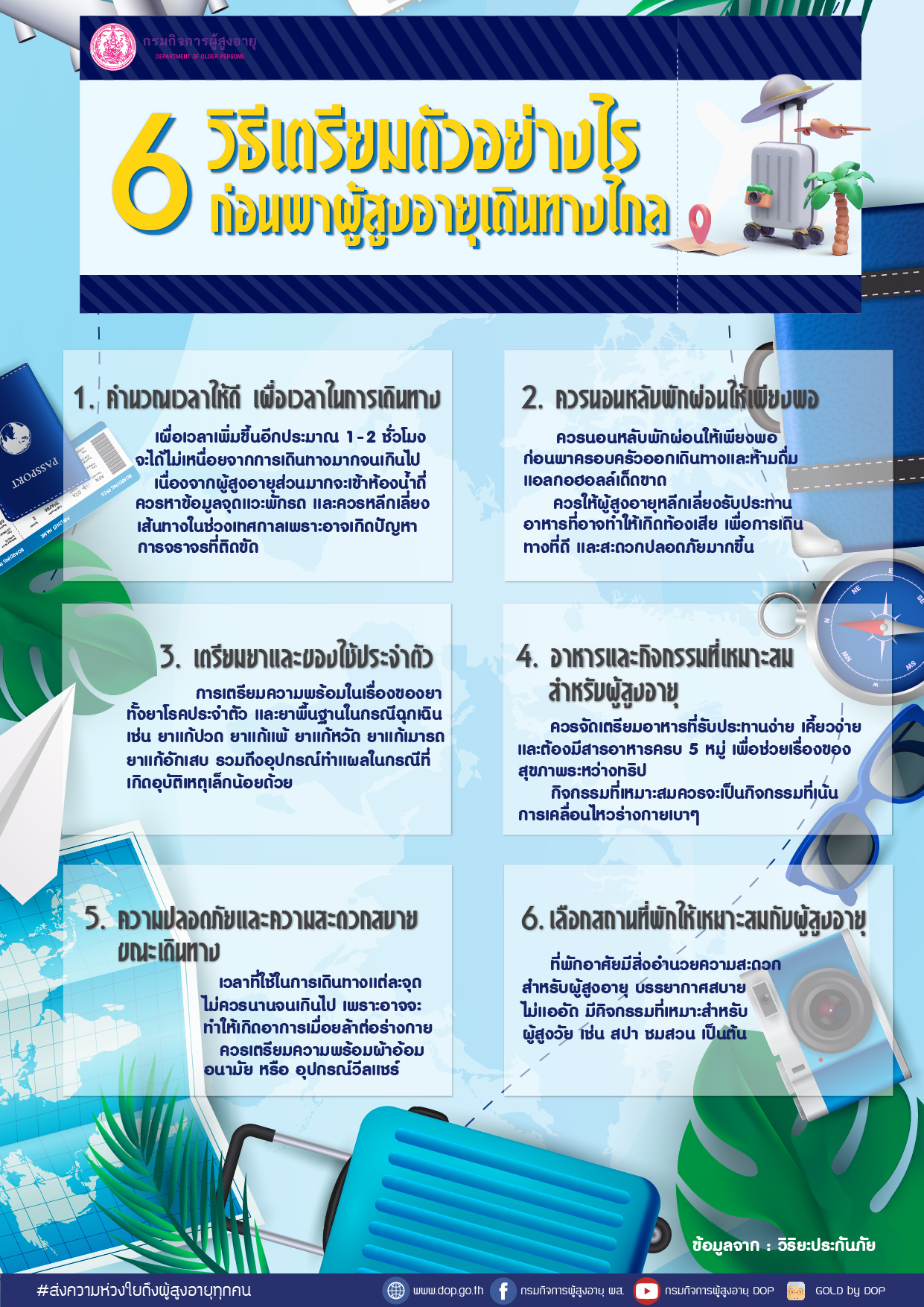 6 วิธีเตรียมตัวอย่างไร ก่อนพาผู้สูงอายุเดินทางไกล
